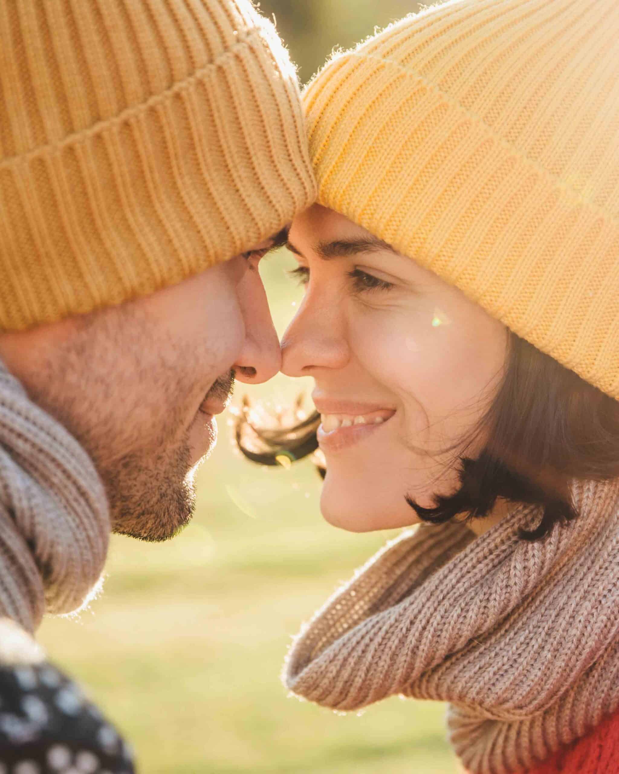 Happy couple enjoys time outdoors after successful eye surgery